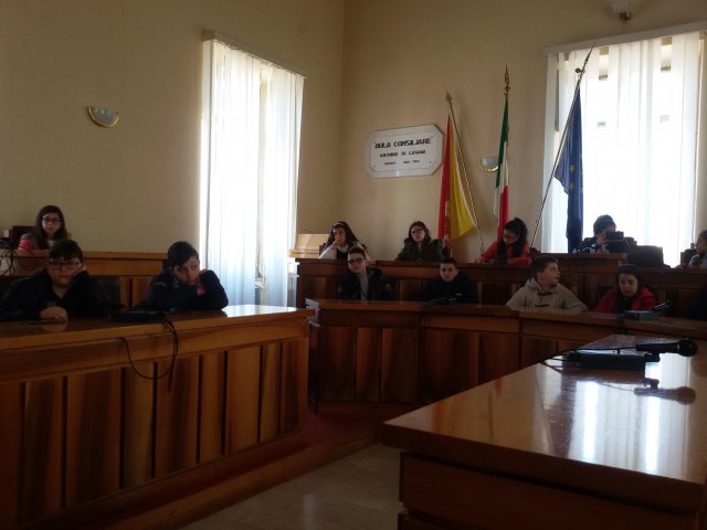 Visita al Comune di Riesi