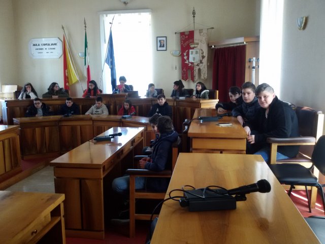 Visita al Comune di Riesi