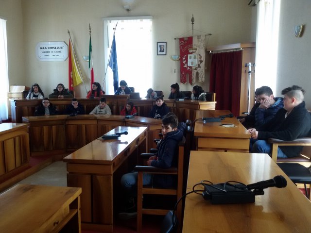 Visita al Comune di Riesi